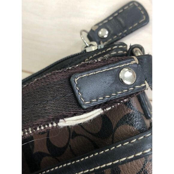 Coach Crossbody Shoulder Bag Purse Brown - Picture 4 of 4